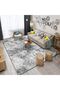 10070-Sponge Gray Antique Modern Non-Slip Carpet Cover