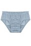 Men's High Quality 5-Piece Gray Cotton Soft Breathable Ribbed Underwear - 2
