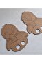 2 Penguin Finger Puppets Wooden Painting School Course Kindergarten Nursery Activity Set - 3