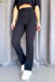 Palazzo Full Lycra High Waist Women's Trousers - Black
