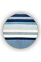 Blue Tones Stripe Striped Patterned Creative Modern Decorative Carpet 5059 - 2