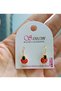 Ladybug Cherry Bee Children's Earrings - Hanging