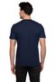 Hscstore Men's Basic Indigo T-shirt with Crew Neck - 8402 - 3