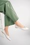 Women's Summer Comfortable Buckle Ballerina Shoes Freemax.041 White