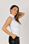 Women's Sleeveless Half Turtleneck Lycra Stretchy Bodysuit - 3