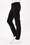 Regular Cut Zippered Wide Leg High Waist Men's Black Color Dad Jeans - 4