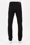 Regular Cut Zippered Wide Leg High Waist Men's Black Color Dad Jeans - 6