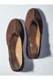 Inside and Outside, Genuine Leather, Kuyu Brown Orthopedic Ballet Flats - 3