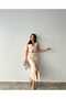 Linen Suit - CREAM Color, 100% Cotton, Buttoned Vest and Skirt Lined - 2
