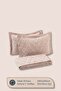 Ada Double Bed Cover Set Beige Daily Multi-Purpose Pique Cover Set - Stylish Box and Package - 5