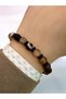 3rd Natural Stone Unisex Talisman Bracelet Azurite, Hematite, Crystal Quartz Stone Natural Stone Bracelet - 4