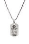 Death Note Anime Fan Necklace - Antique Silver Cube with Chain - 4
