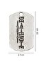 Death Note Anime Fan Necklace - Antique Silver Cube with Chain - 5