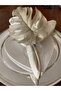 Glass Napkin Ring 4 Pieces Blown Glass Napkin Holder Handmade Napkin Holder
