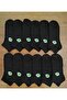 Unisex Kids Bamboo Short Ankle Summer Socks 12 Pairs Black