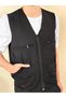 Summer-Spring 4 Zippered 2 Side Pocket Hunter-Work Vest - 3