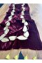 Silk Velvet Embroidered Runner - 2