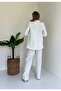 Rossi Linen Palazzo Women's Suit - 7