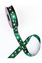 Green Satin New Year Ribbon 2 Cm Width 5 Meters