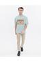 Oversize Print Detailed T-Shirt