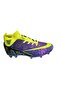 565 Model Purple Yellow Kids Football Boots - Size 31-35