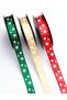 Green Satin New Year Ribbon 2 Cm Width 5 Meters - 2