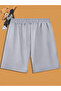 New Fashion Black&Gray Printed Shorts with Pockets - 2
