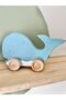 Natural Wooden Car Animal Figured Wheeled Toy Fish Baby Room Decoration Gift
