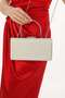 Women's Pearl Color Pearl Stone Evening Dress Clutch Portfolio Handheld Evening Wedding Engagement Bag 362 - 3
