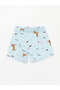Girl's Pajama Set with Shorts - Crew Neck, Short Sleeve - 3