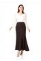 Fish Model Maxi Size Brown Skirt