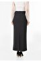 Maxi Boy Anthracite Classic Skirt with Back Zipper and Slit - 2