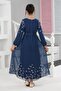 Girl's Long-Length Chiffon Lined Hijab Dress - 2