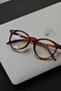 Rebecca Unisex Women Men Blue Light Protected Blue Block Leopard Transparent New Season Vintage Glasses - 8
