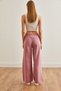 Women's Powder Belted Elastic Waist Palazzo Ayrobin Trousers Pnt- 19000200 - 6