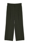 Green Elastic High Waist Pleated Wide Leg Woven Pants Tbbss22Pl0448 - 6