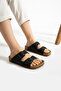 Maria Stretchy Double Buckled Comfort Women's Casual Slipper - 2