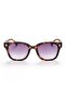 Giovanni Classic Havana Blue Black Lens Unisex Sunglasses Black & Gray - 3