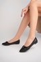 Freemax.041 Black Women's Summer Ballerinas - Comfortable Buckle Shoes - 3