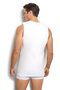 Men's White Cotton 3-piece Undershirt Set - Crew Neck / 126 - 3