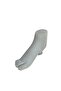 Foot Shaped Suede Anklet and Bracelet Stand Mannequin Gray - 3