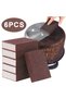 6Pcs Magic Sponge Eraser and Emery Cleaning Brush - Silicon Carbide Descaling