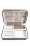Zippered Faux Leather (with Wooden Case) Large Size Jewelry, Travel and Jewelry Case, Box Mink (14X21) - 2