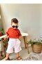 Orange T-Shirt, Shorts, Glasses, 3-Piece Set - 4