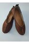 Inside and Outside, Genuine Leather, Kuyu Brown Orthopedic Ballet Flats - 5