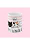 White Have A Nice Day Cat Mug - 2