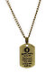 Death Note Anime Fan Necklace - Antique Yellow Classic with Chain - 4