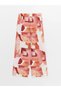 Lcwaikiki Classic Elastic Waist Print Wide Leg Women's Trousers - 4