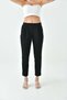 Women's Trousers - Back Elastic Waist - Front Straight Belt - Comfortable Fit Lycra Stretchy Crepe Fabric - 3