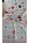Pink Embroidered Natural Runner - 4